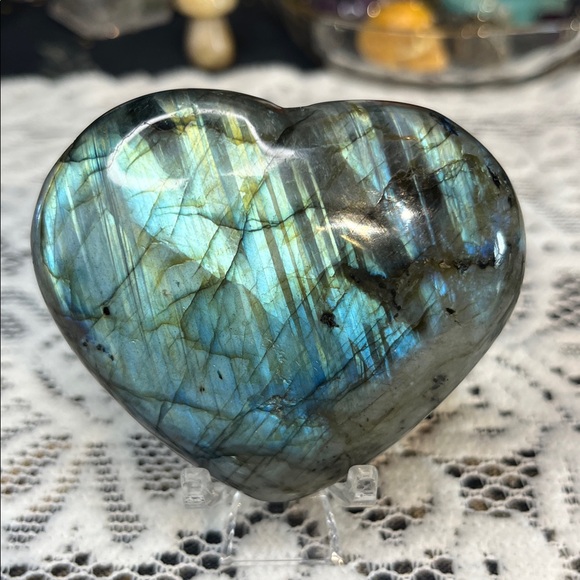 Labradorite heart - Picture 5 of 8